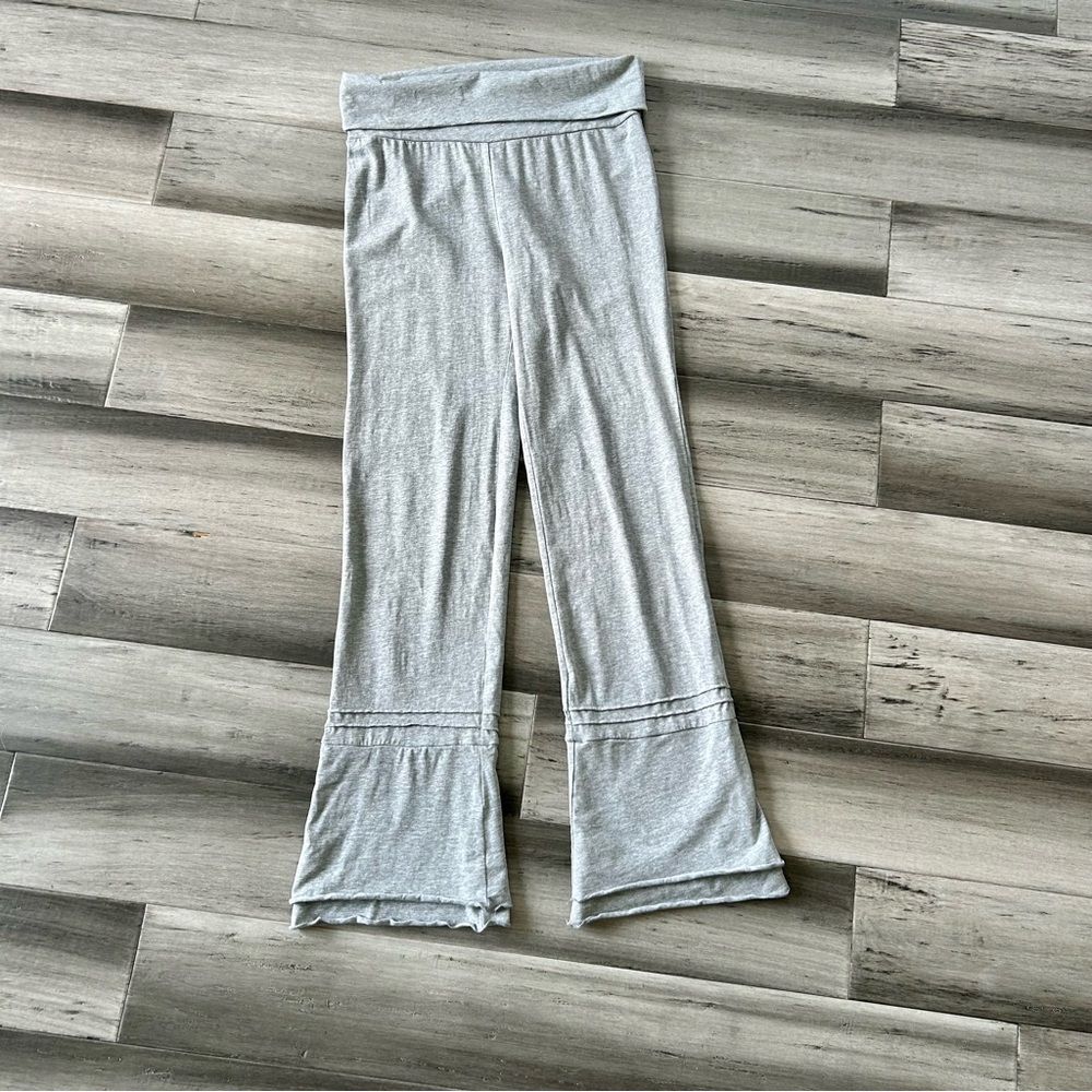 💸 5/20 Matilda Jane Heather Gray Stretch Flare Leg Yoga Pants - Picture 8 of 8